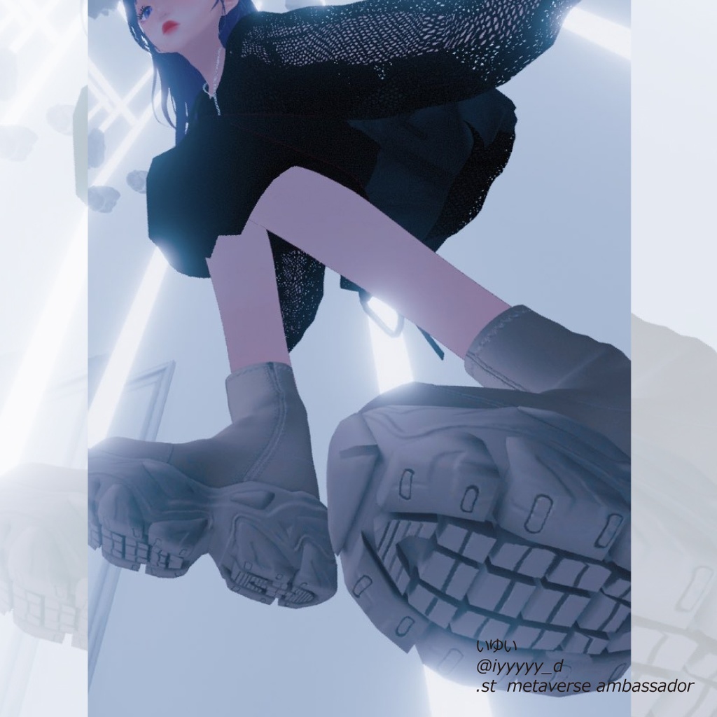 and ST JEANASIS 「mesh pullover co-ord」