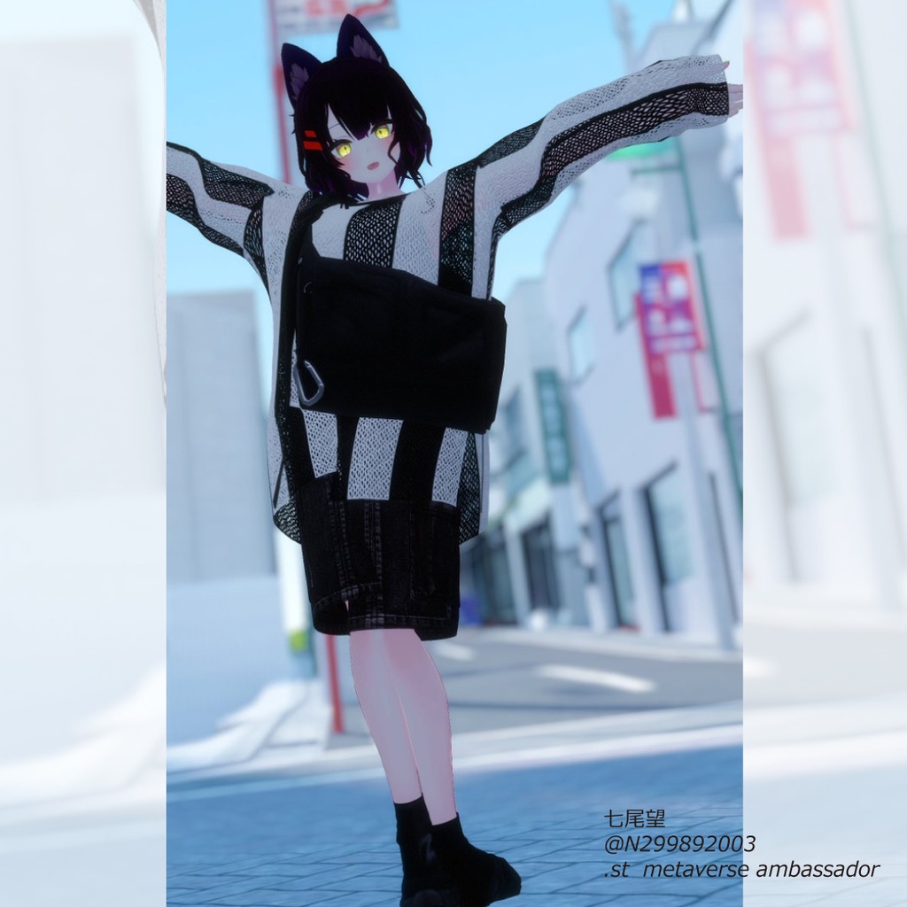 and ST JEANASIS 「mesh pullover co-ord」