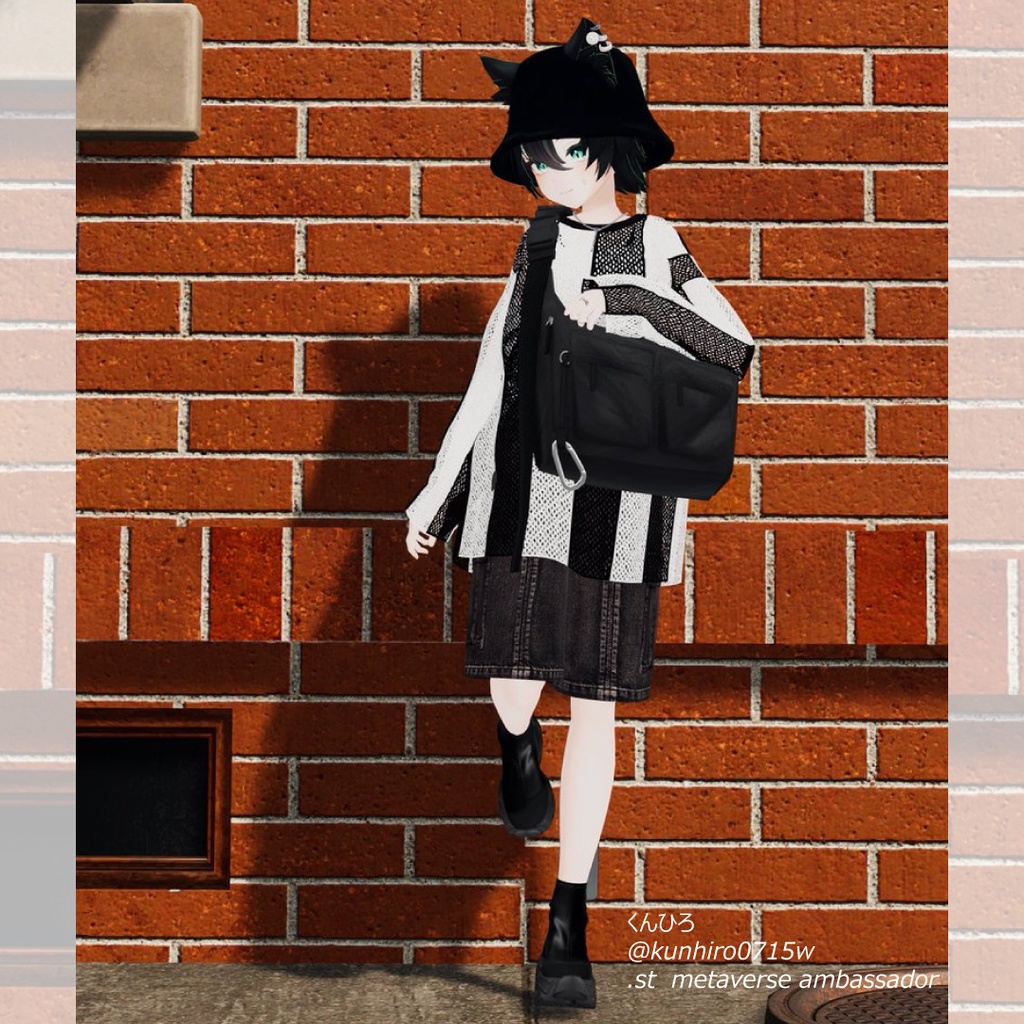 and ST JEANASIS 「mesh pullover co-ord」