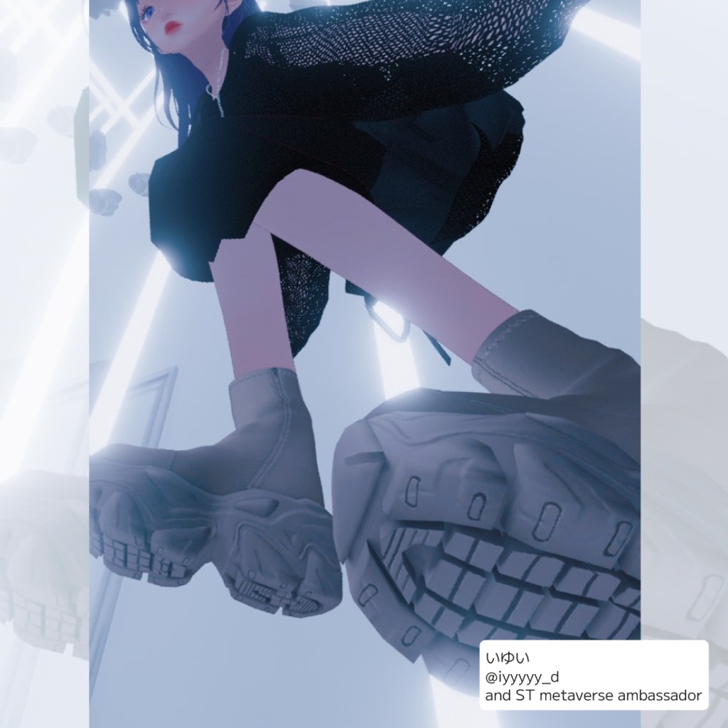 and ST JEANASIS 「mesh pullover co-ord」