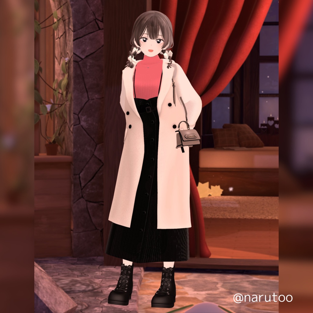 and ST 冬の甘めデートコーデ