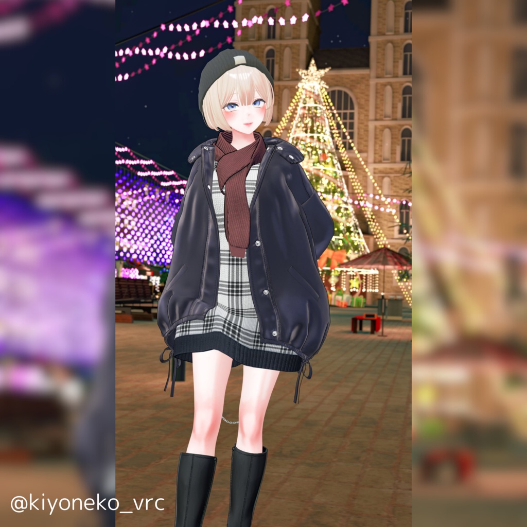 and ST 冬の甘めデートコーデ