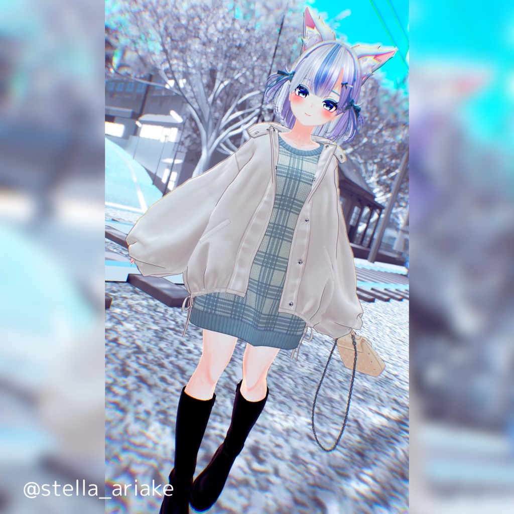 and ST 冬の甘めデートコーデ