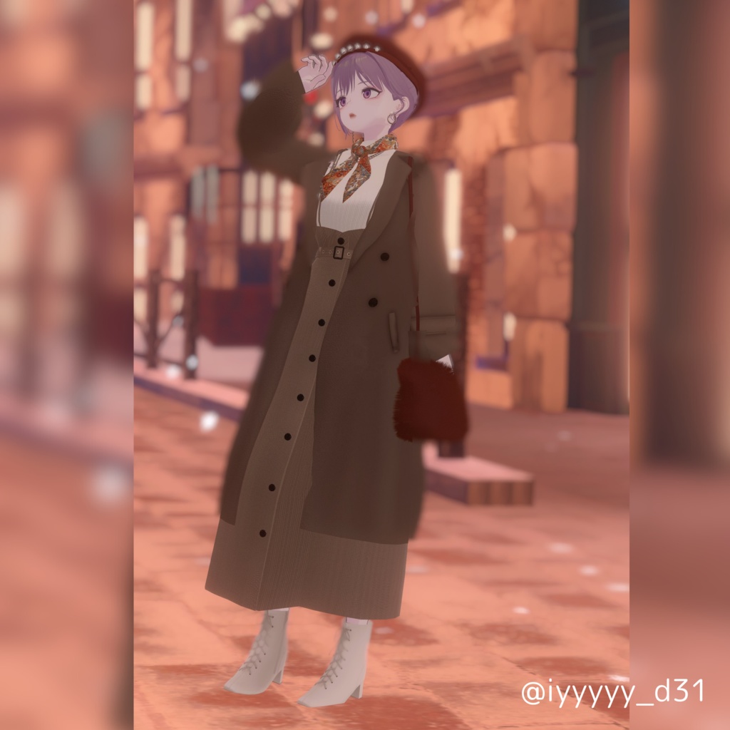 and ST 冬の甘めデートコーデ