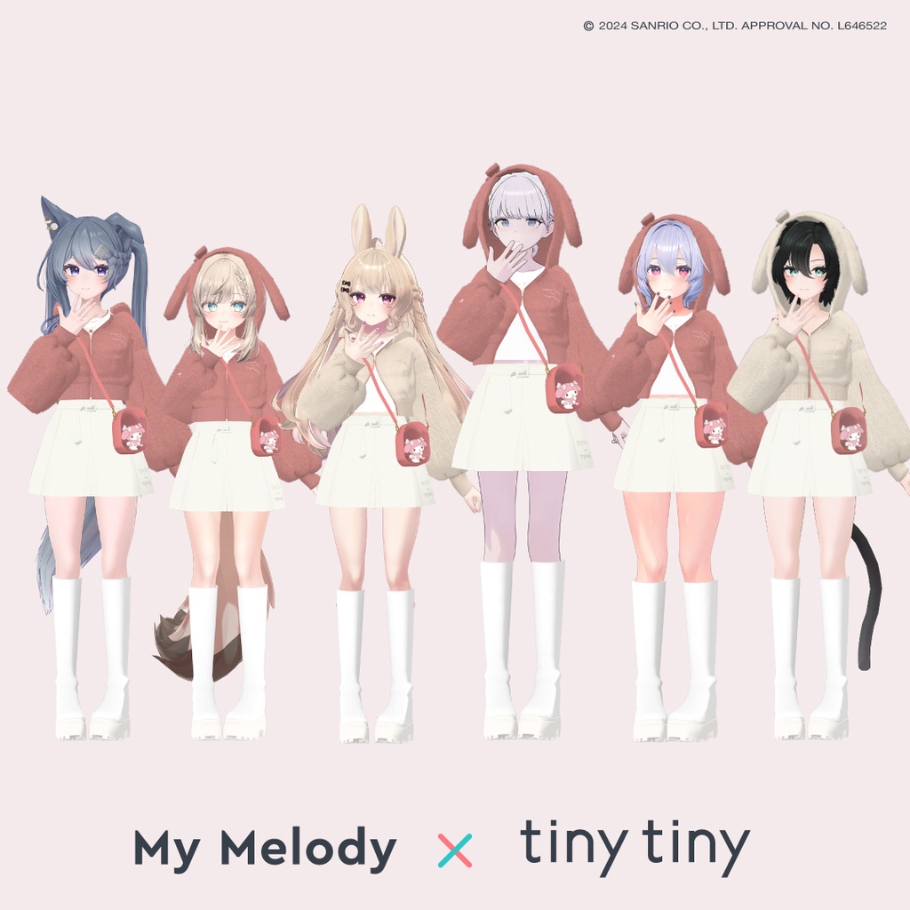 【第1弾】アンドエスティ×サンリオキャラクターコラボ