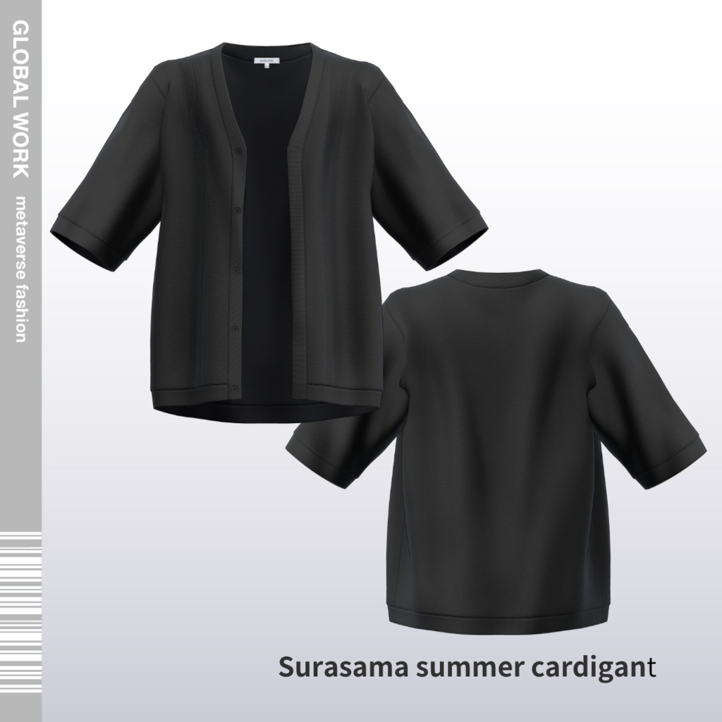 and ST GLOBAL WORK『夏の羽織り2スタイルコーデ』フルSET