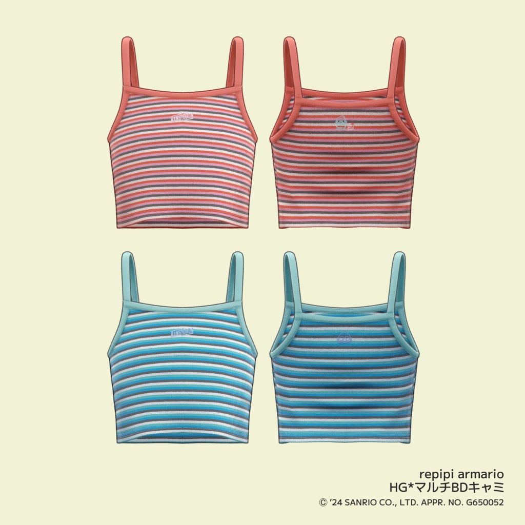 【第2弾】アンドエスティ×サンリオキャラクターコラボ