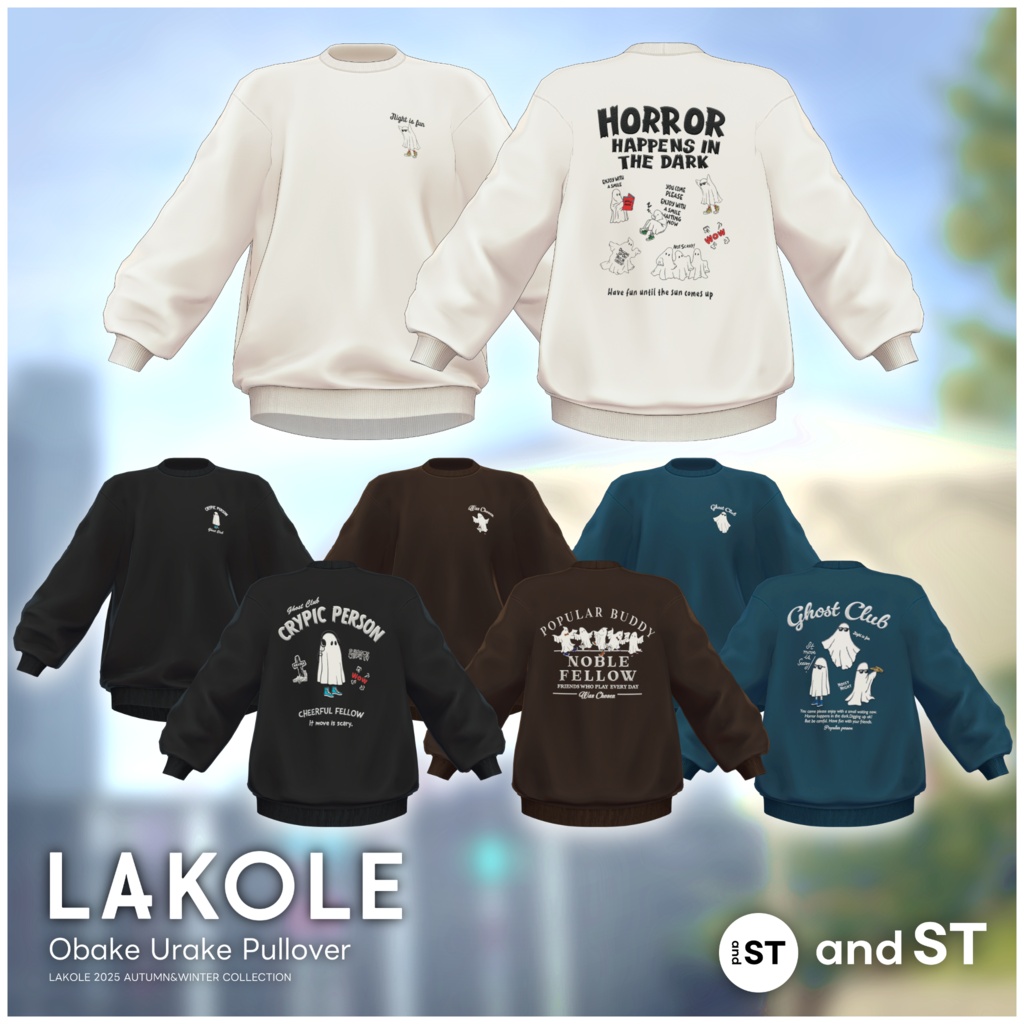 and ST LAKOLE オバケウラケプルオーバー