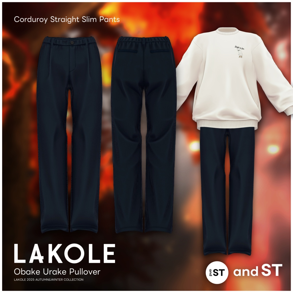 and ST LAKOLE オバケウラケプルオーバー