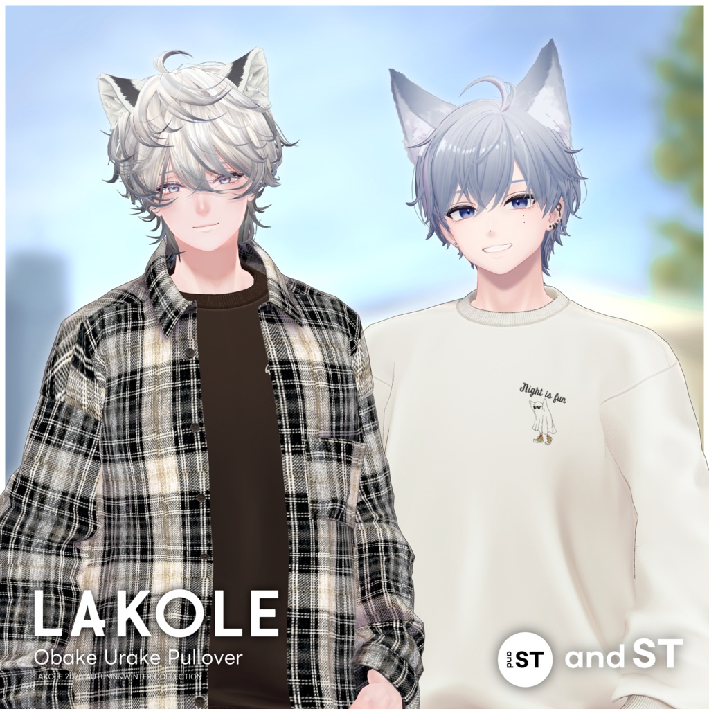 and ST LAKOLE オバケウラケプルオーバー
