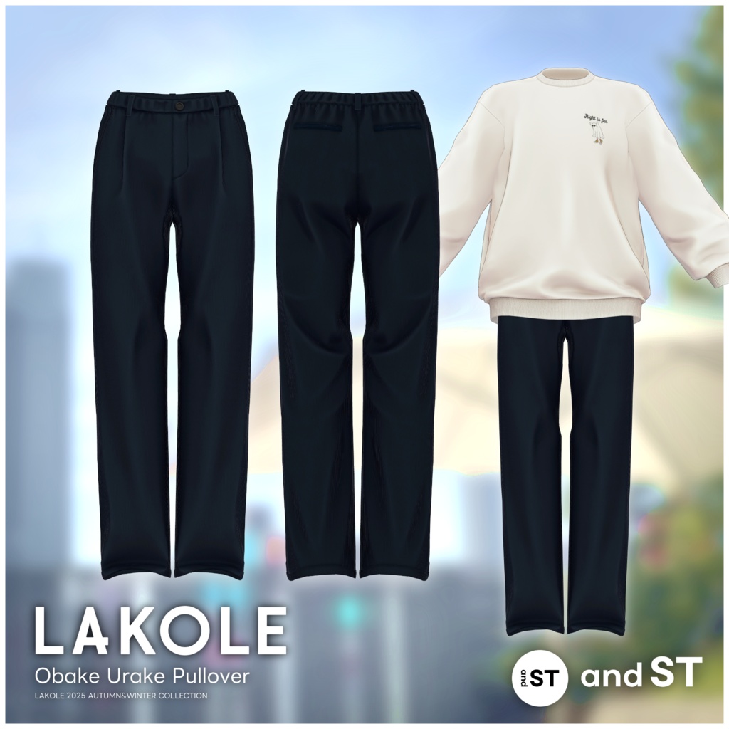 and ST LAKOLE オバケウラケプルオーバー