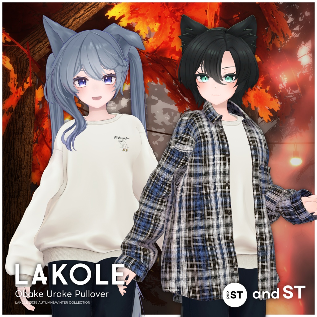 and ST LAKOLE オバケウラケプルオーバー