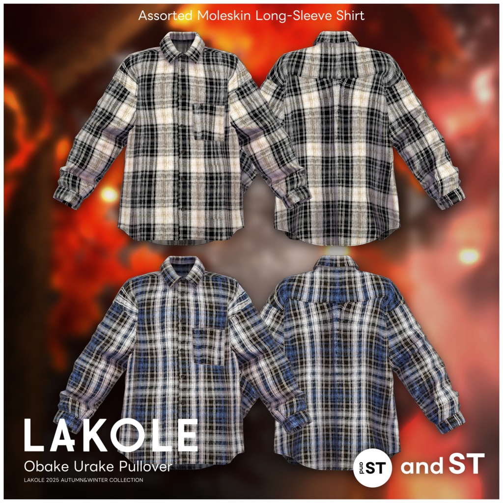 and ST LAKOLE オバケウラケプルオーバー