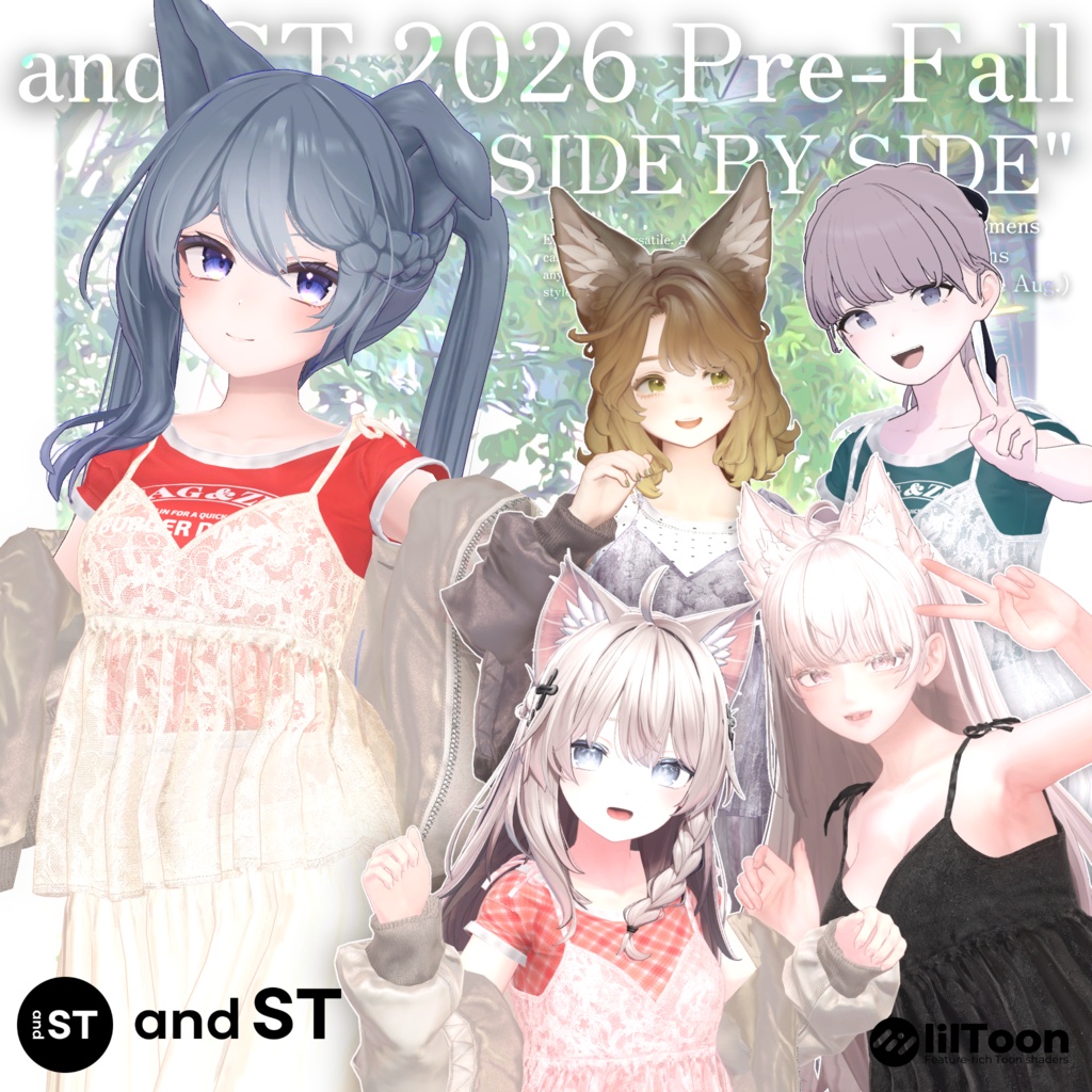 [10アバター対応] ウィメンズ先行発売中 | and ST 2026 SS to Pre-Fall "SIDE BY SIDE"