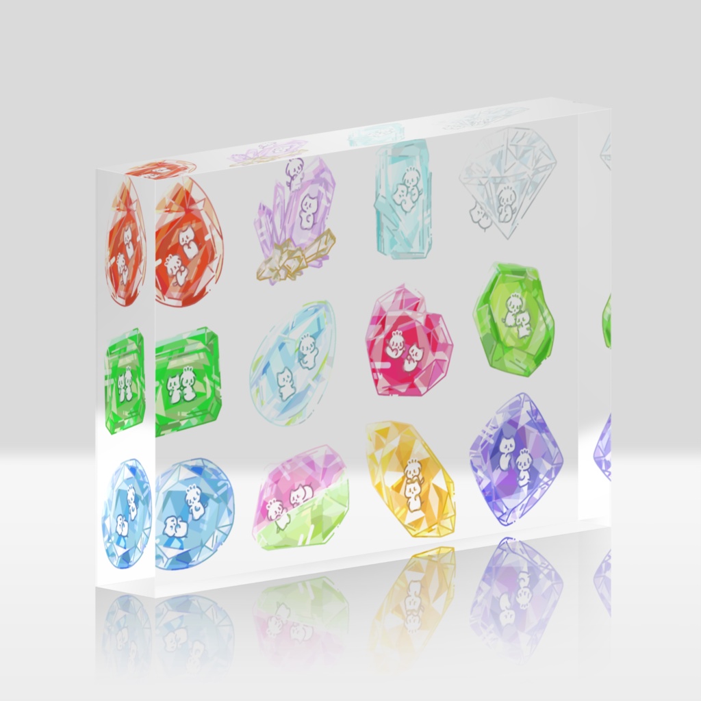 誕生石シリーズ アクリル標本