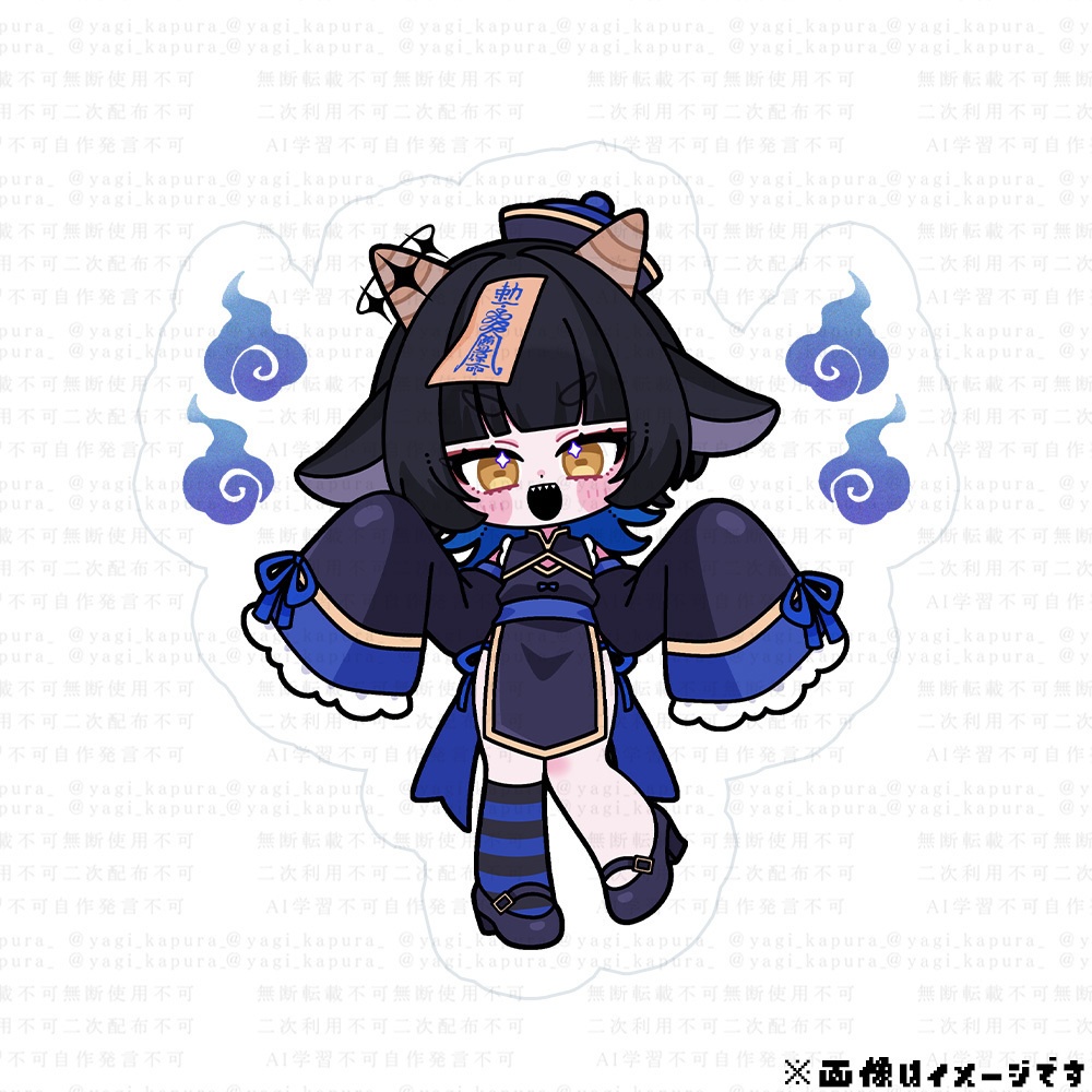 八木かぷら Halloween 2025 グッズ【ステッカー】