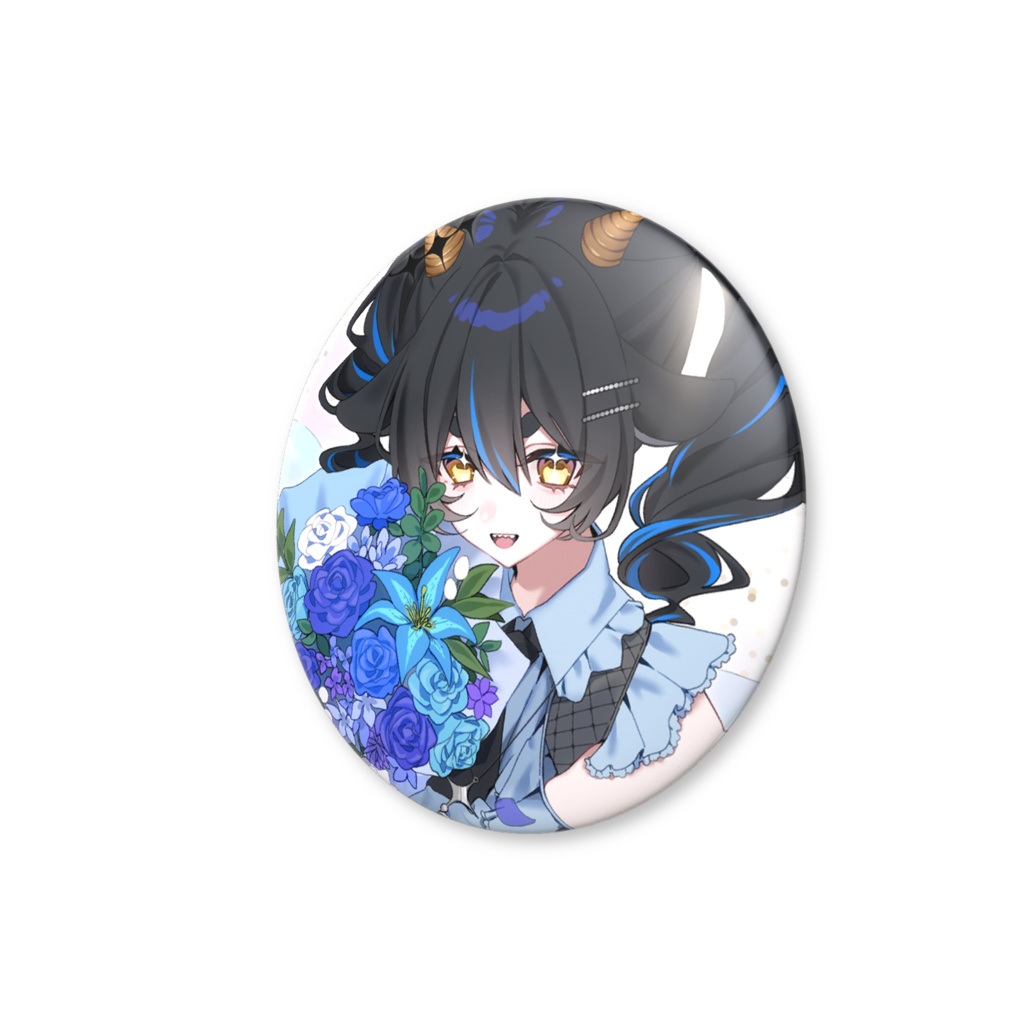 八木かぷら 一周年記念グッズ 缶バッジ(ノーマル)