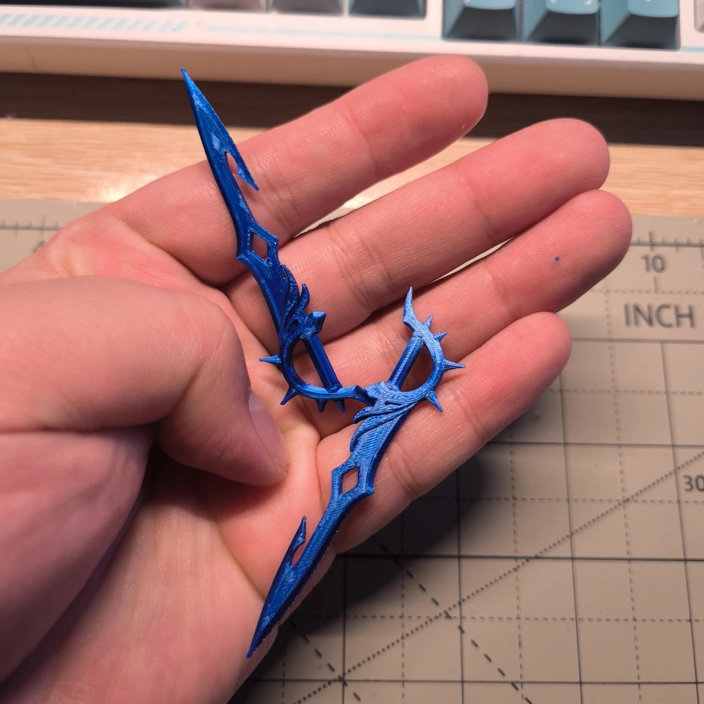 【タルタリヤ】長槍 双刃 メガミデバイス 1/12 1/10 武器