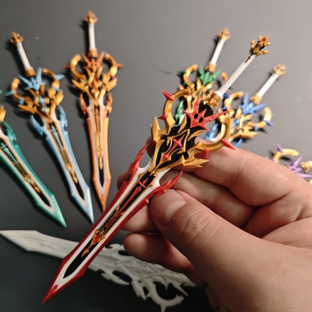 【煌烈・真化】 両手剣 メガミデバイス 1/12 1/10 武器