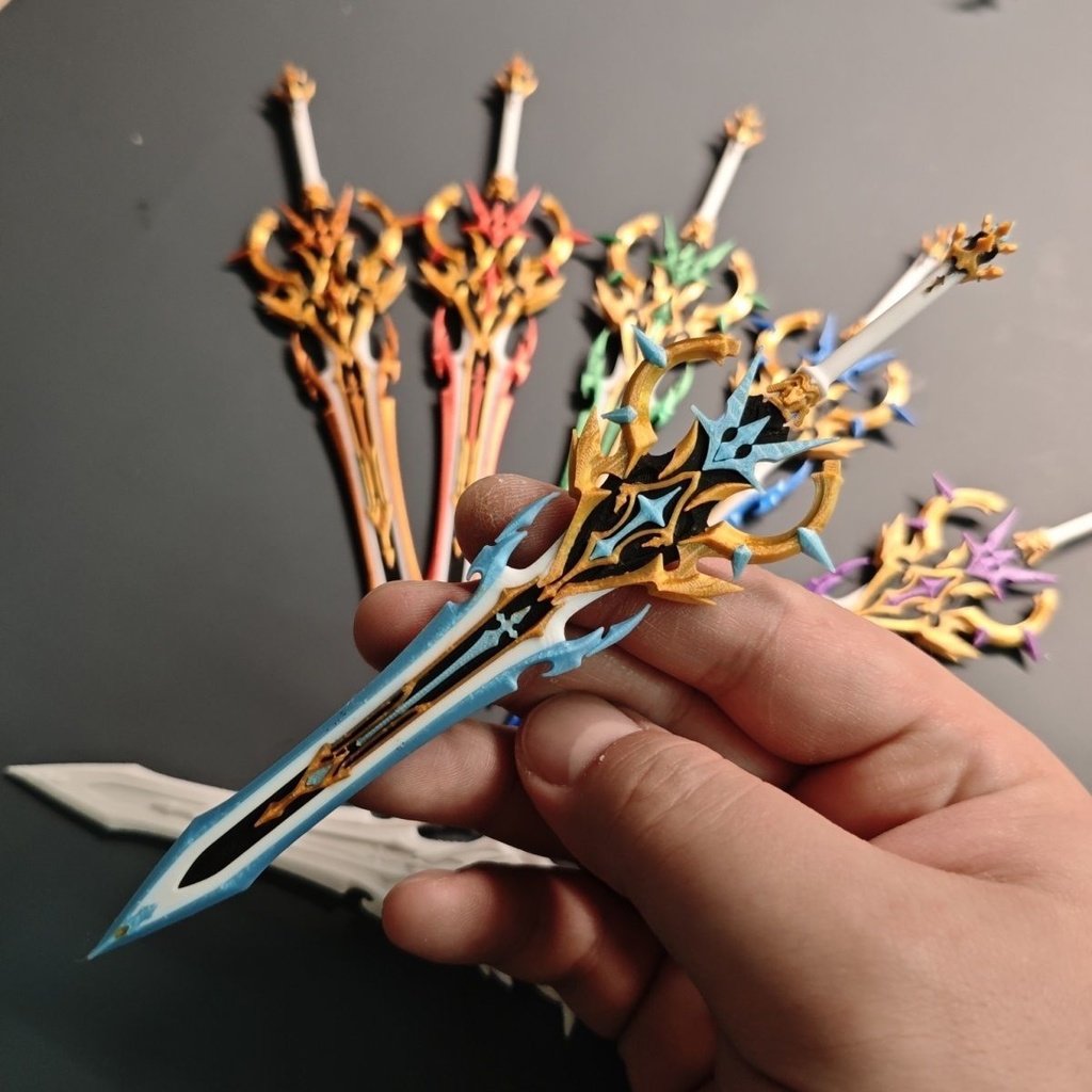 【煌烈・真化】 両手剣 メガミデバイス 1/12 1/10 武器