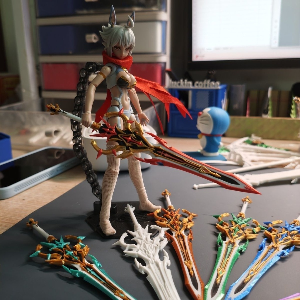 【煌烈・真化】 両手剣 メガミデバイス 1/12 1/10 武器