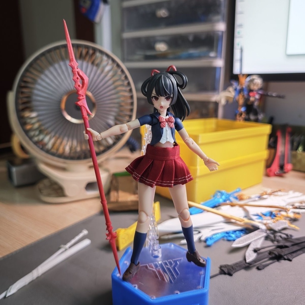 【ルパ】 闘炎の爪痕 大剣 長槍 メガミデバイス 1/12 1/10 武器