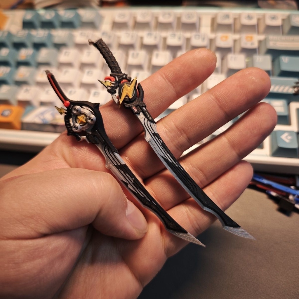 【0号アンビー】 双刃　メガミデバイス　1/12　1/10　武器　2本セット