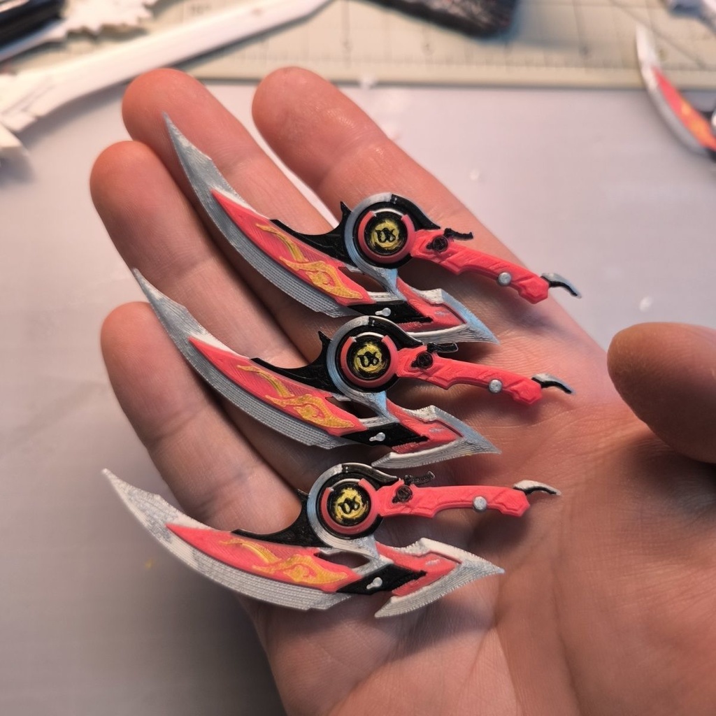 【乱破】 双刃　メガミデバイス　1/12　1/10　武器