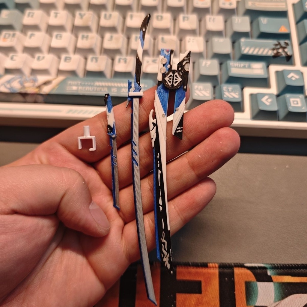 【夜煌】 ルシア・深紅ノ影 刀 メガミデバイス 1/12 1/10 武器