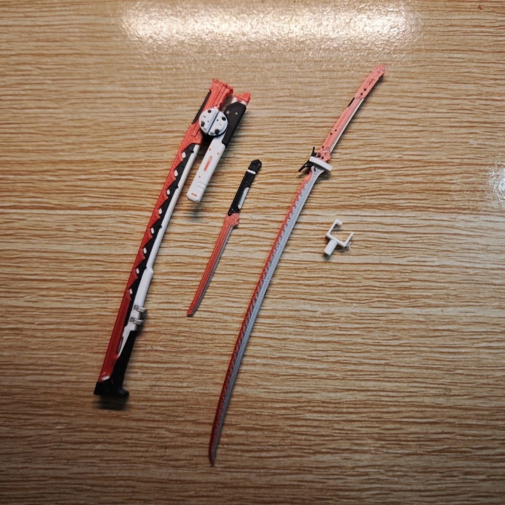 【夜煌】 ルシア・深紅ノ影 刀 メガミデバイス 1/12 1/10 武器