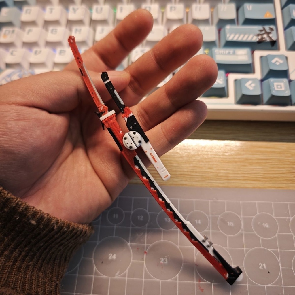 【夜煌】 ルシア・深紅ノ影 刀 メガミデバイス 1/12 1/10 武器