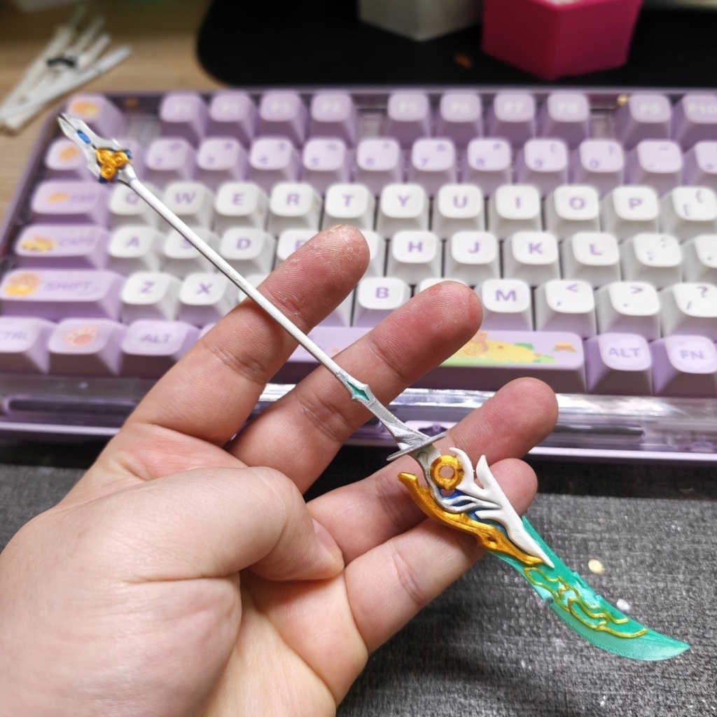 【鎮魂・払暁偃月】メガミデバイス　1/12　1/10　武器　塗装済