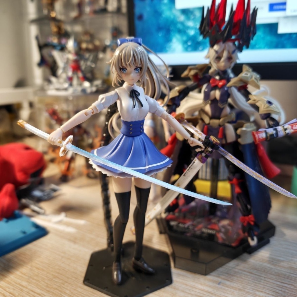 【灼霜】緋雪 メガミデバイス 1/12 1/10 武器 塗装済