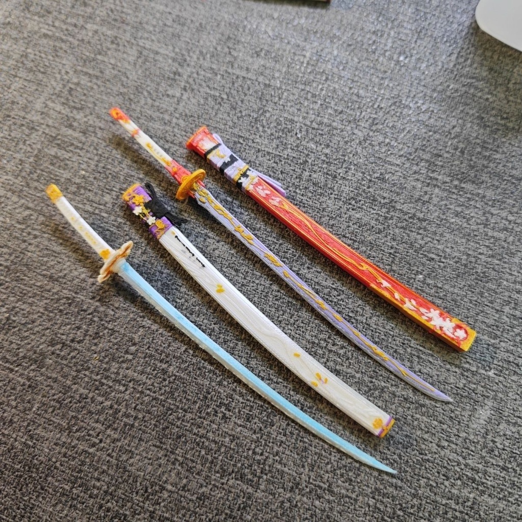 【灼霜】緋雪　メガミデバイス　1/12　1/10　武器　塗装済