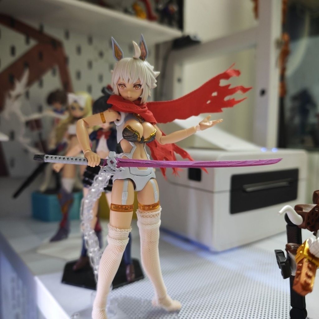 【カフカ】片手剣 双銃 メガミデバイス 1/12 武器 塗装済