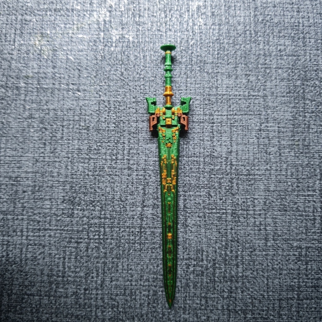 【ゾアン・ファンイ】蒼雷剣　メガミデバイス　1/12　武器　塗装済