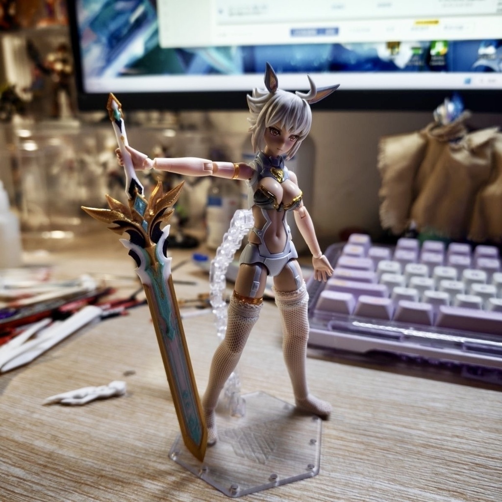 【ファルカ】狼の武勲詩 メガミデバイス 1/12 モチーフ武器 塗装済