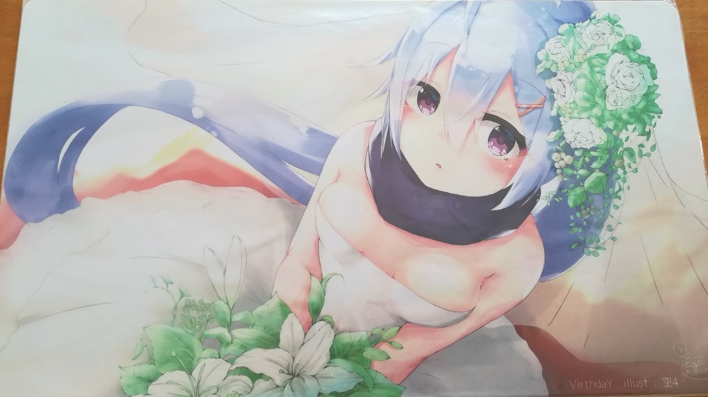 No 1 そよかぜアメ Wedding Ver Tcg用プレイマット Virthday Booth