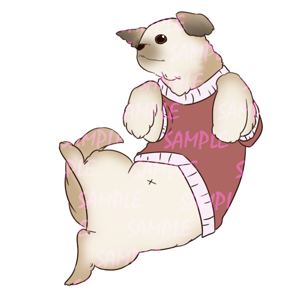 わんこシリーズ・もも《iPhoneケース》