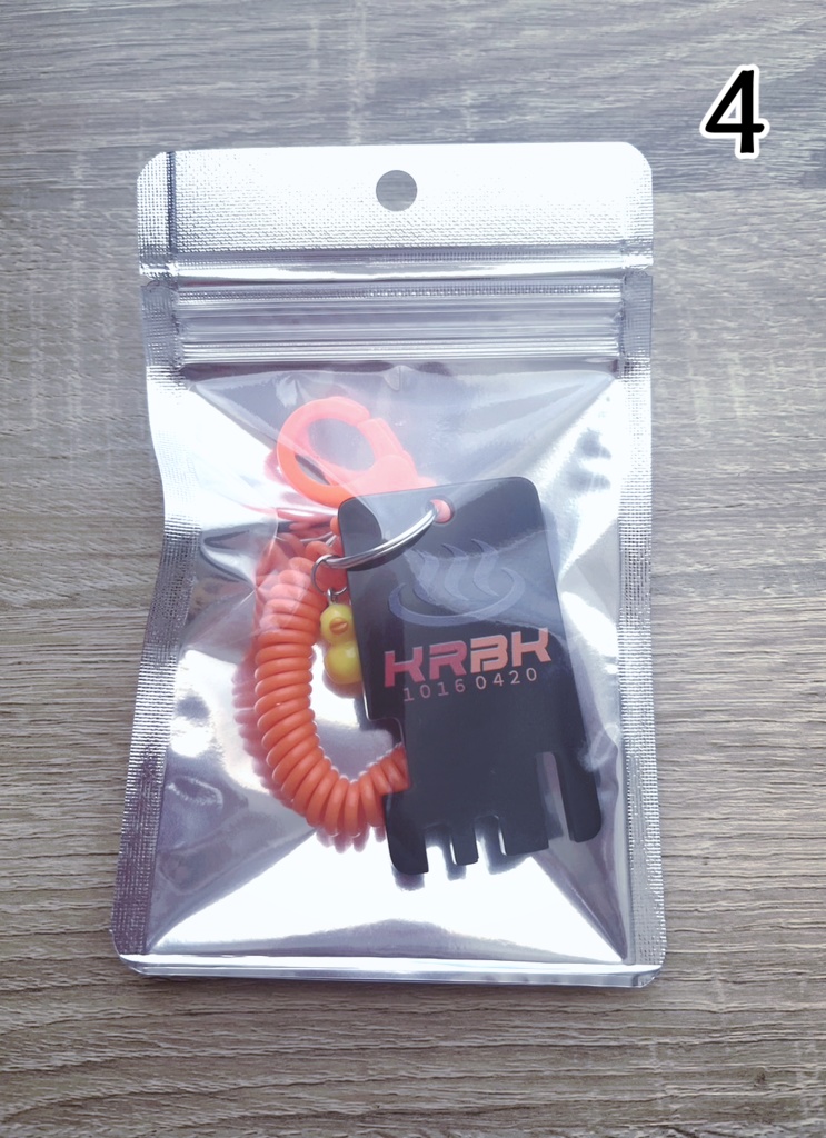 切爆温泉ロッカーキー風アクリルキーホルダー