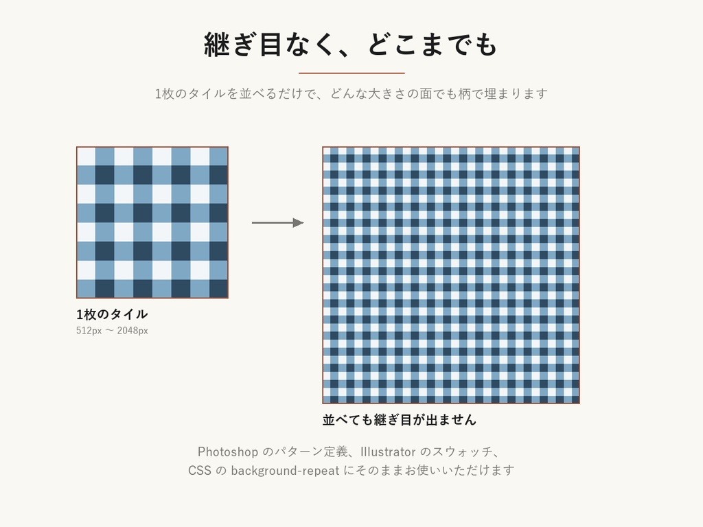 幾何学・チェック柄SVGシームレスパターン素材 240種|12柄×20配色・北欧/千鳥格子/テラゾー・商用可 (European Seamless Pattern SVG & PNG 240 Set)
