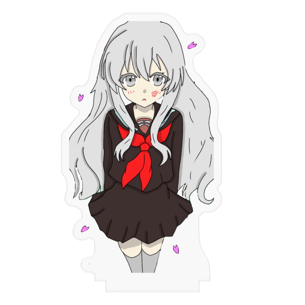 むくろのアクリルフィギュア