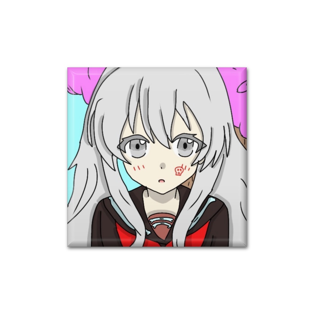 むくろ缶バッジ