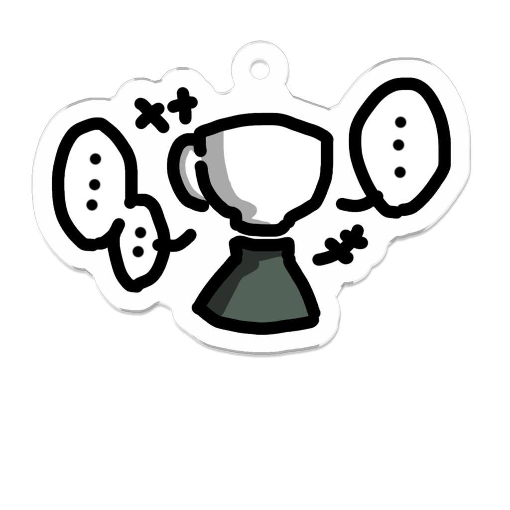 アクリルキーホルダー【おしゃべりみぎりさん】