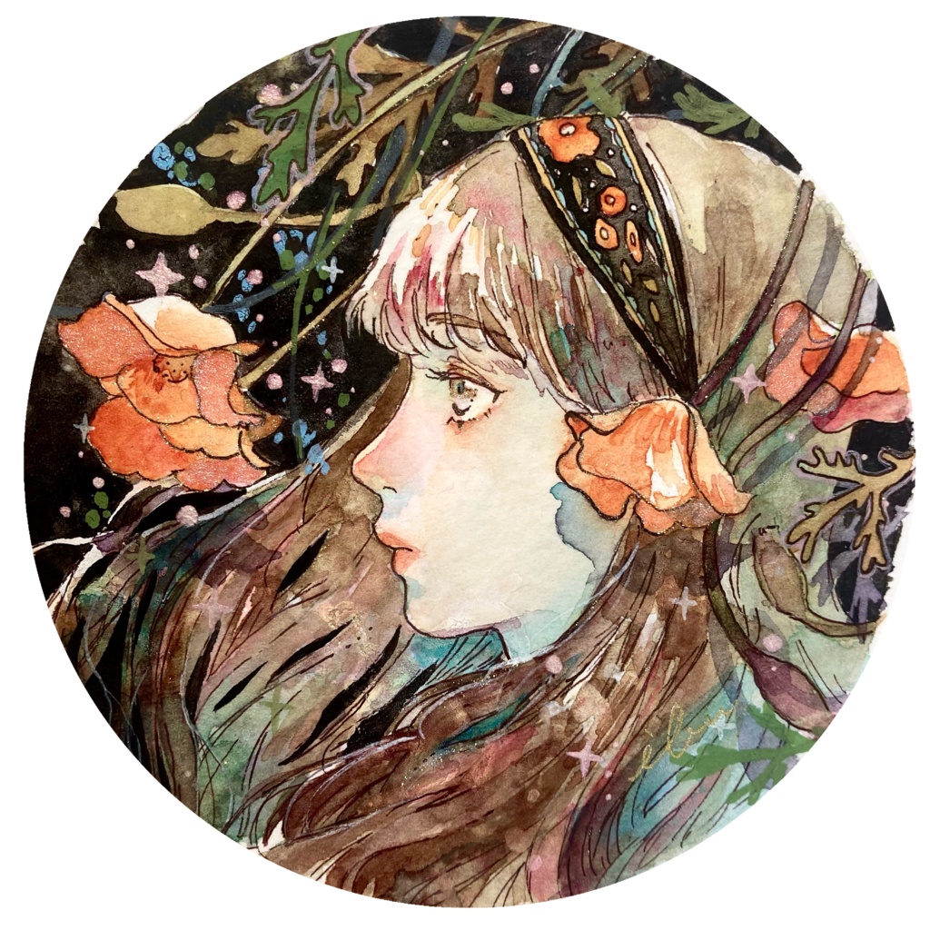 原画『ひなげしのきみ』
