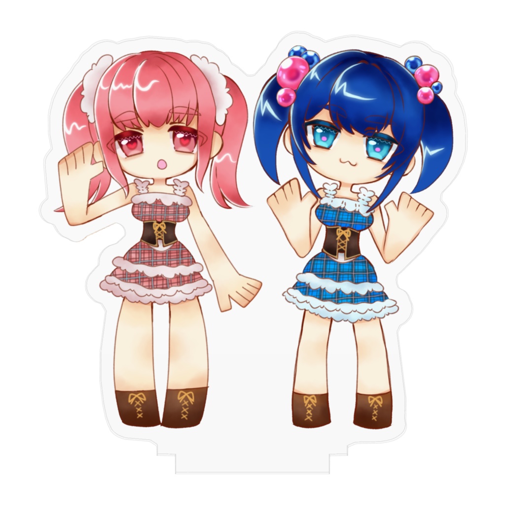 【非公式】こめこねこ2世&もちこねみ9世のアクリルスタンド