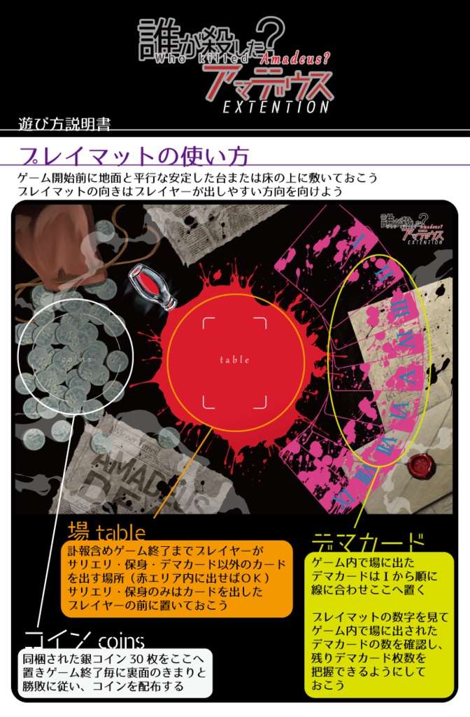 誰が殺した?アマデウス EXTENTION(FGO/二次創作ボードゲーム)