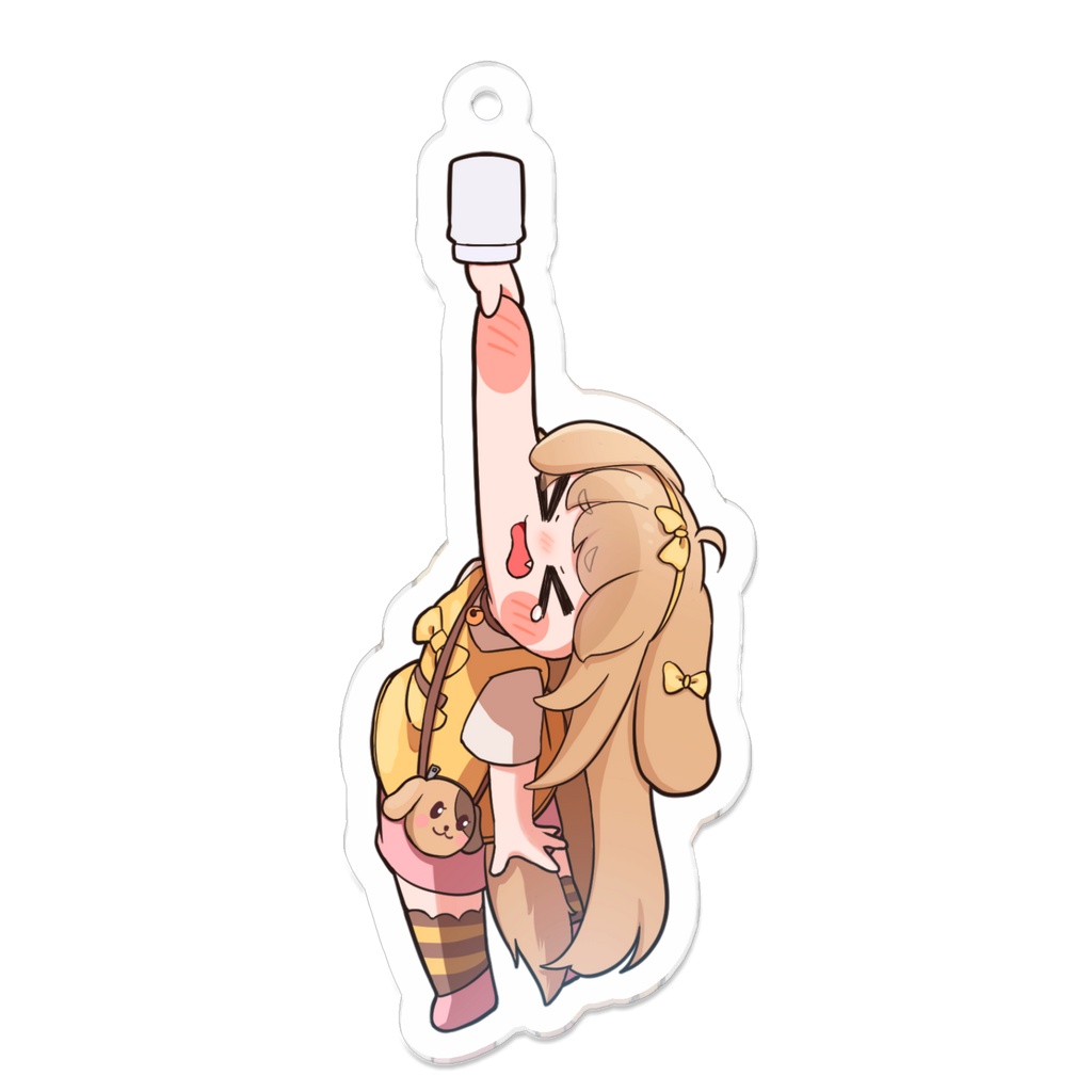 のびほっぺアクキー (バター)