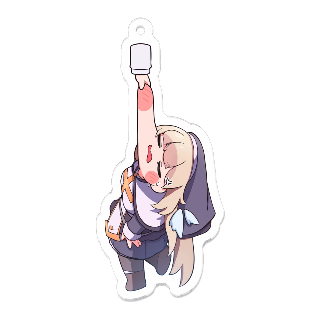 もちほっぺアクキー (ネル)