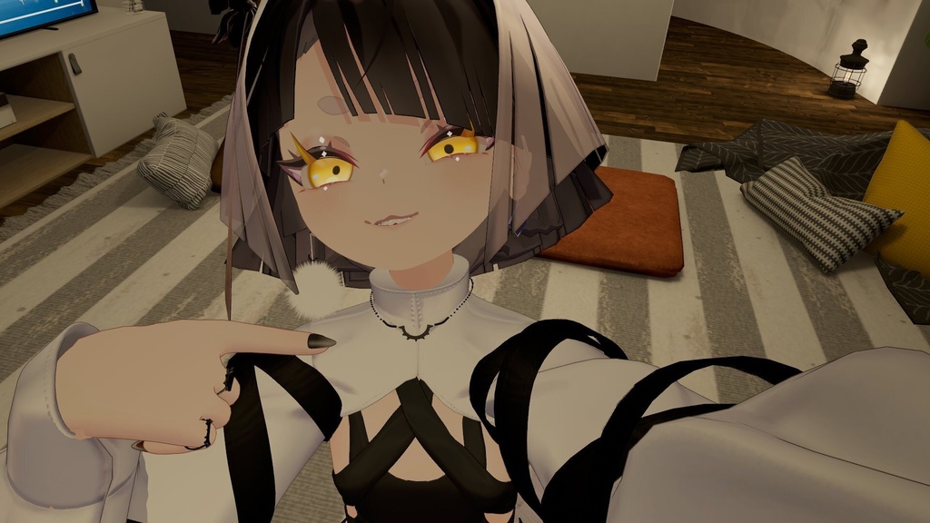 【VRChat想定】おやすみネックレス【フワリポポネッタ対応】